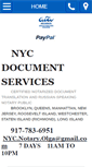 Mobile Screenshot of nycdocumentservices.com